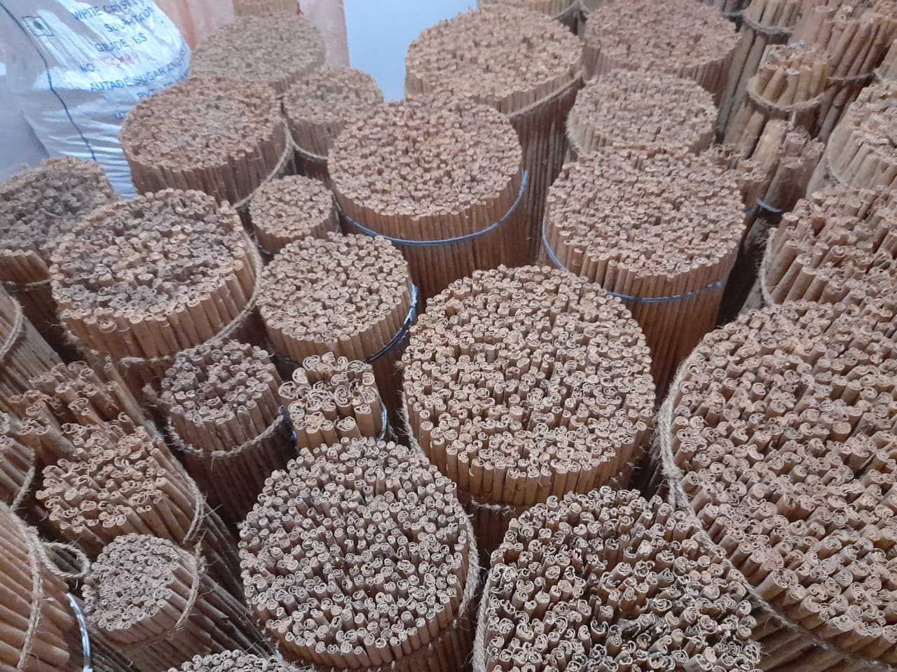 Close-up of C4 Quills cinnamon