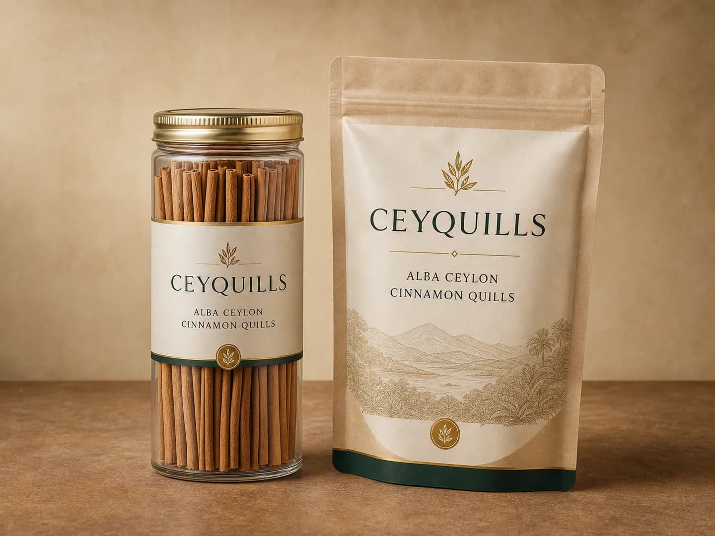 Alba Ceylon Cinnamon Quills retail packaging