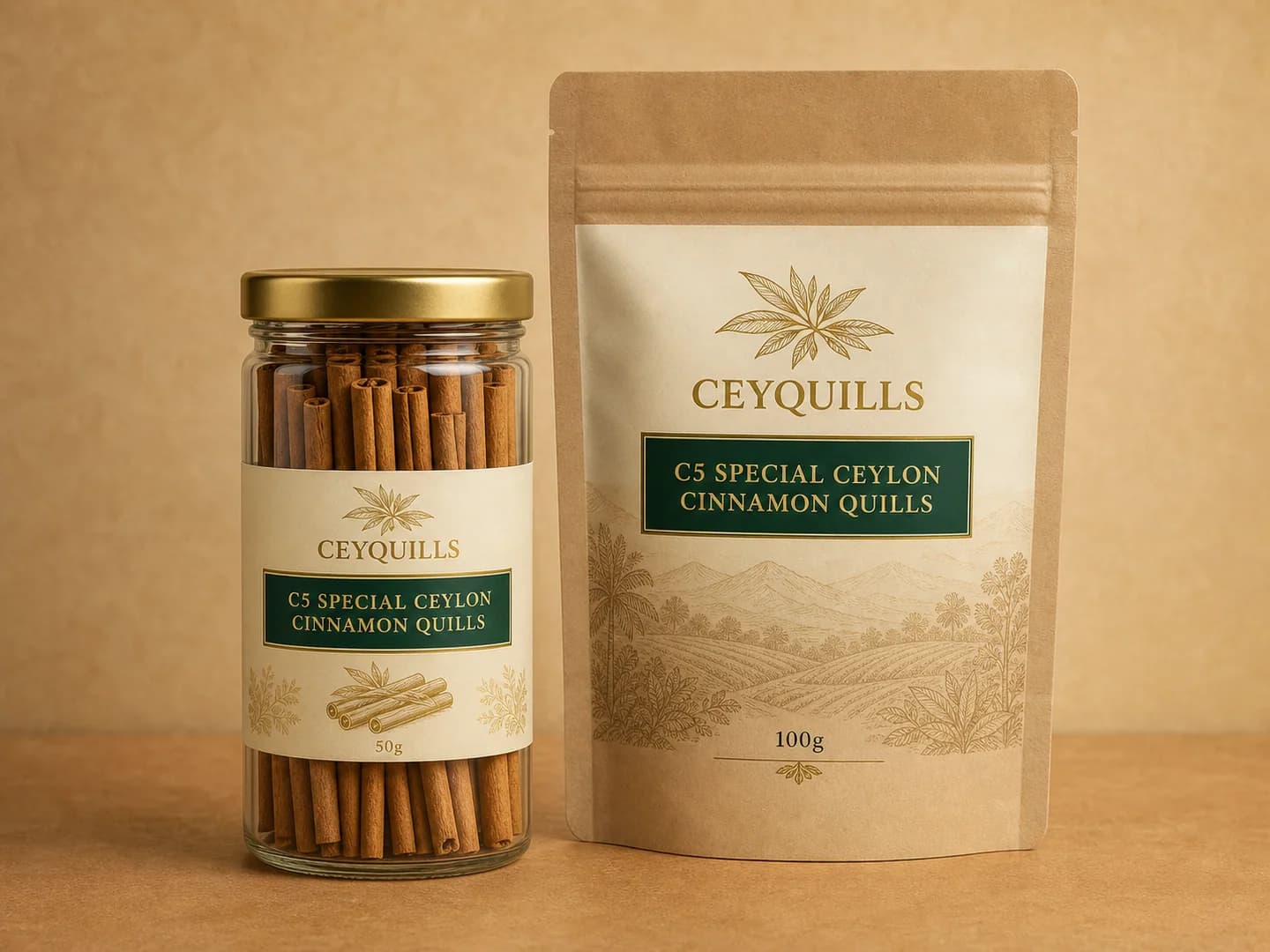 C5 Special Ceylon Cinnamon Quills retail packaging